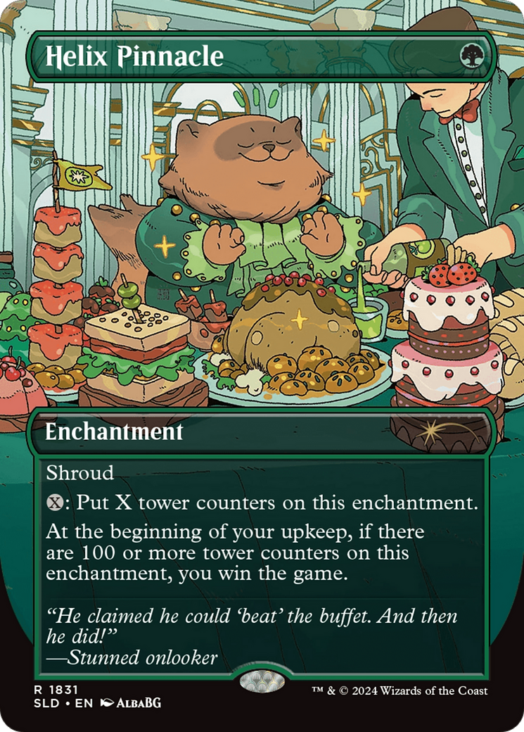 Helix Pinnacle (SLD-1831) [Secret Lair] Drop (Borderless) Foil MTG Single Wizards of the Coast