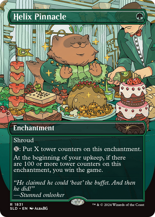 Helix Pinnacle (SLD-1831) [Secret Lair] Drop (Borderless) Foil MTG Single Wizards of the Coast