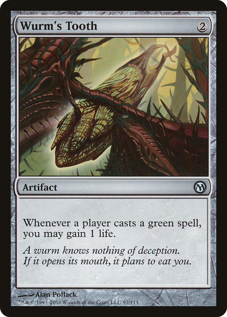 Wurm's Tooth (DPA-097) [Misc] Duels of the Planeswalkers MTG Single Wizards of the Coast