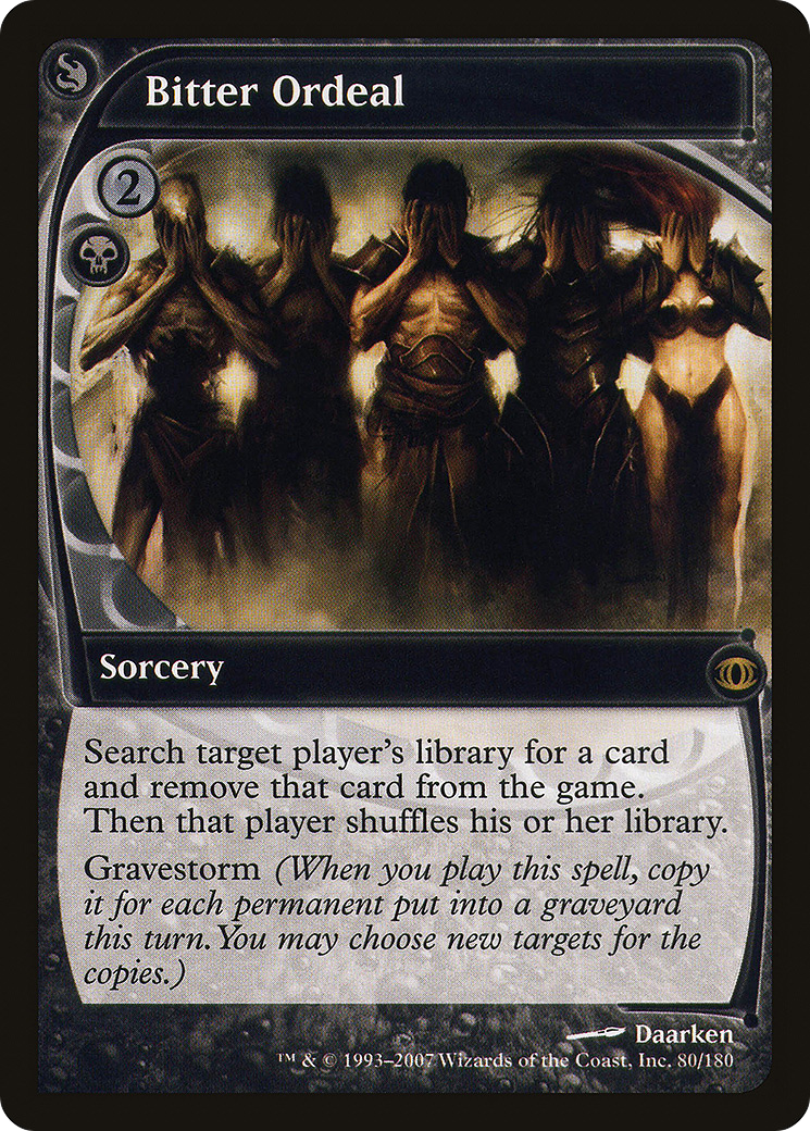 Bitter Ordeal (FUT-080) [Future Sight] Foil MTG Single Wizards of the Coast