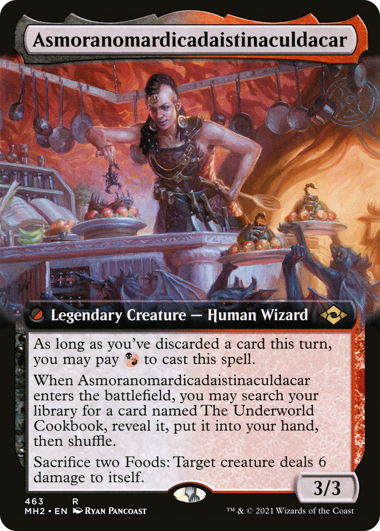 Asmoranomardicadaistinaculdacar (MH2-463) [Modern Horizons 2] (Extended Art) MTG Single Wizards of the Coast