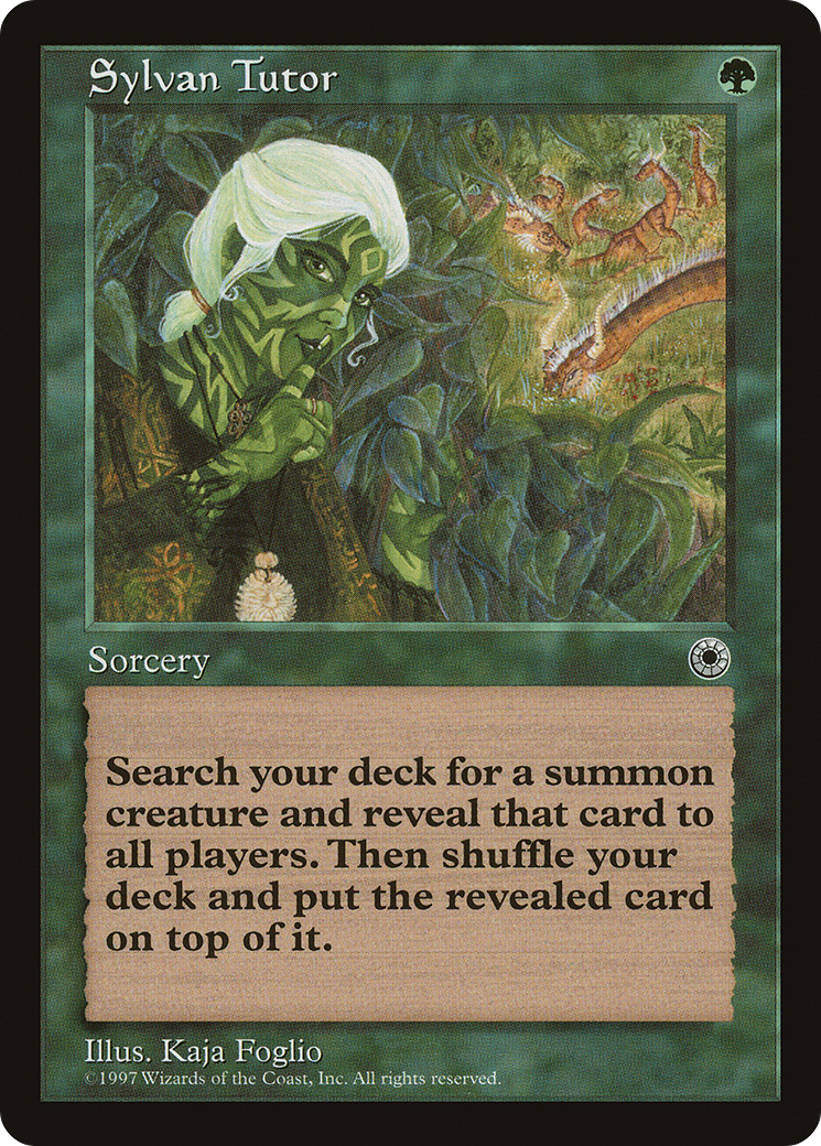 Sylvan Tutor (POR-188) [Misc] Portal MTG Single Wizards of the Coast