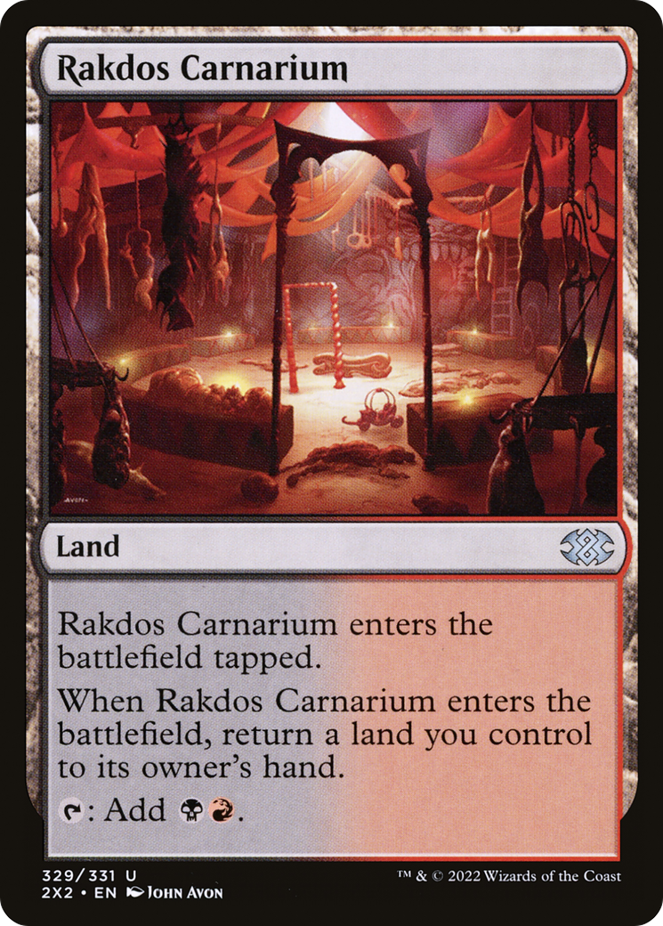 Rakdos Carnarium (2X2-329) [Double Masters 2022] Foil MTG Single Wizards of the Coast