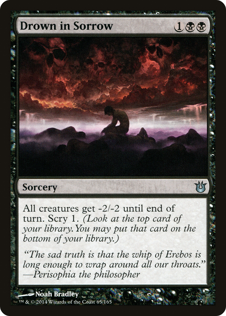 Drown in Sorrow (BNG-065) [Born of the Gods] Foil MTG Single Wizards of the Coast
