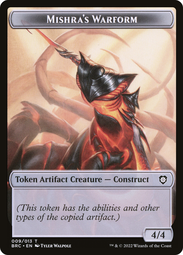 Mishra's Warform (TBRC-009) [Tokens] The Brothers' War Commander Tokens MTG Single Wizards of the Coast