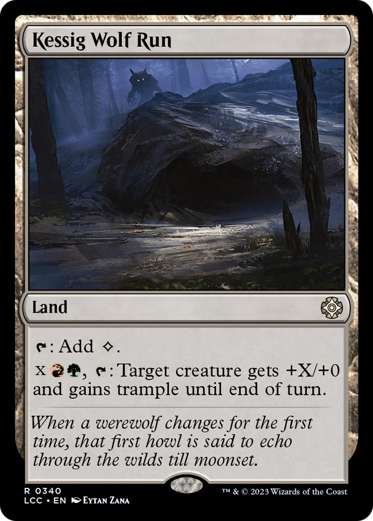 Kessig Wolf Run (LCC-340) [The Lost Caverns of Ixalan Commander] MTG Single Wizards of the Coast