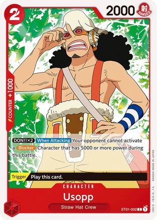 Usopp (ST01-002) [Starter Deck 1: Straw Hat Crew] One Piece Single Bandai