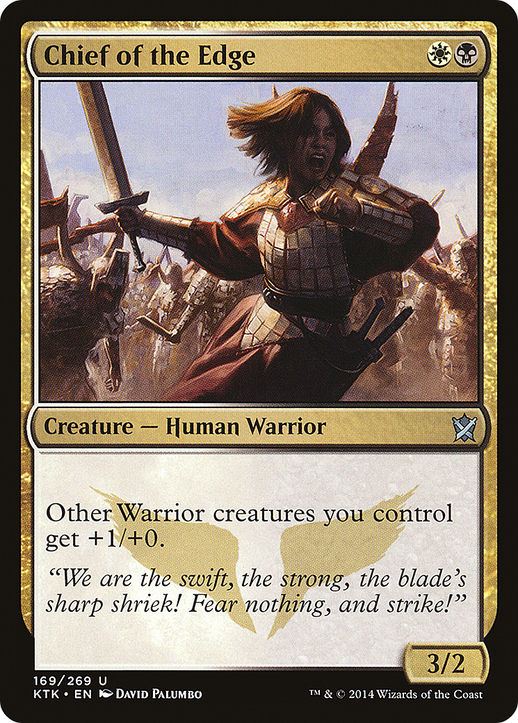Chief of the Edge (KTK-169) [Khans of Tarkir] MTG Single Wizards of the Coast