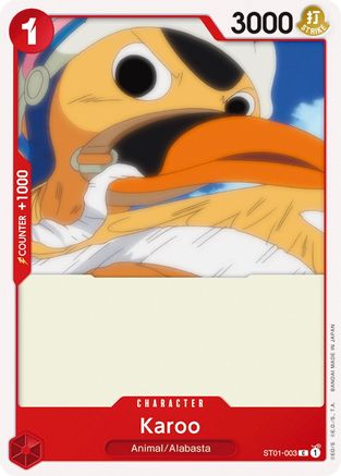 Karoo (ST01-003) [Starter Deck 1: Straw Hat Crew] One Piece Single Bandai