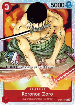 Roronoa Zoro (ST01-013) [Starter Deck 1: Straw Hat Crew] Foil One Piece Single Bandai