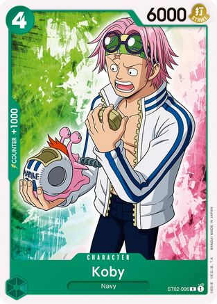 Koby (ST02-006) [Starter Deck 2: Worst Generation] One Piece Single Bandai