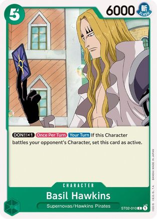 Basil Hawkins (ST02-010) [Starter Deck 2: Worst Generation] One Piece Single Bandai