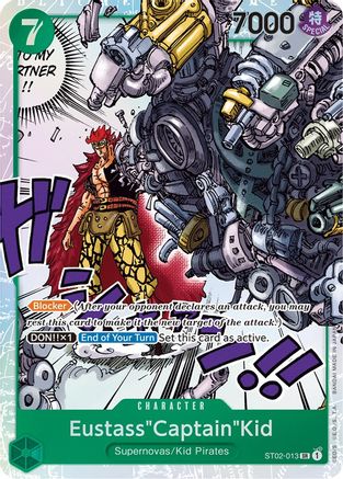 Eustass"Captain"Kid (013) (ST02-013) [Starter Deck 2: Worst Generation] Foil One Piece Single Bandai