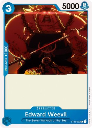 Edward Weevil (ST03-002) [Starter Deck 3: The Seven Warlords of The Sea] One Piece Single Bandai