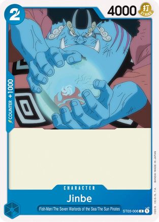 Jinbe (ST03-006) [Starter Deck 3: The Seven Warlords of The Sea] One Piece Single Bandai