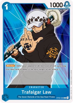 Trafalgar Law (ST03-008) [Starter Deck 3: The Seven Warlords of The Sea] One Piece Single Bandai