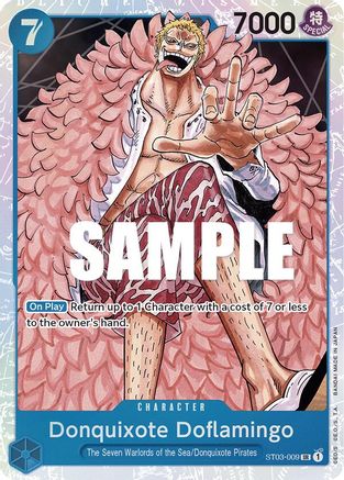 Donquixote Doflamingo (ST03-009) [Starter Deck 3: The Seven Warlords of The Sea] Foil One Piece Single Bandai