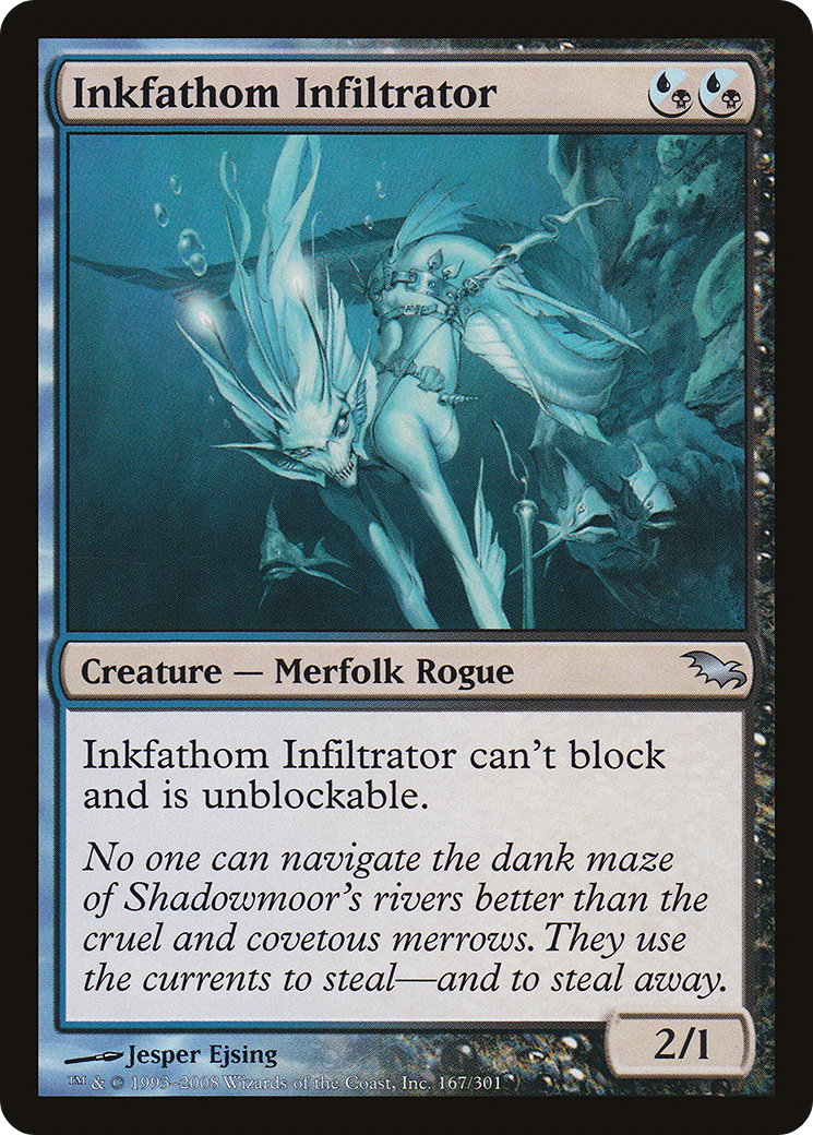 Inkfathom Infiltrator (SHM-167) [Shadowmoor] MTG Single Wizards of the Coast