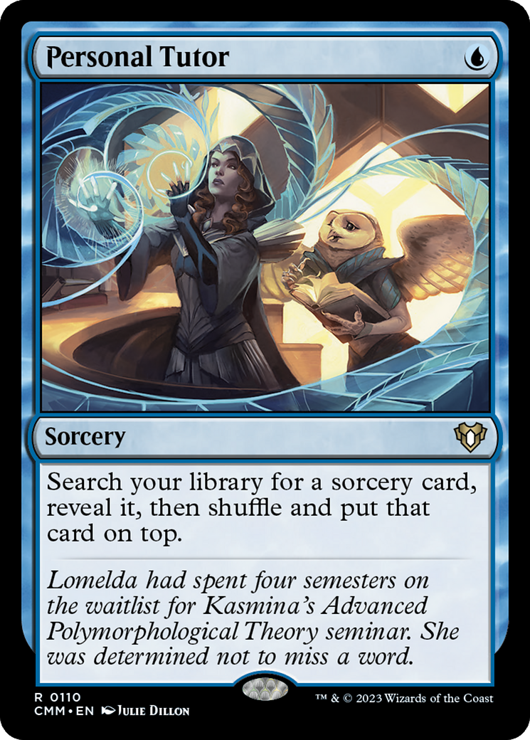 Personal Tutor (CMM-110) [Commander Masters] Foil MTG Single Wizards of the Coast