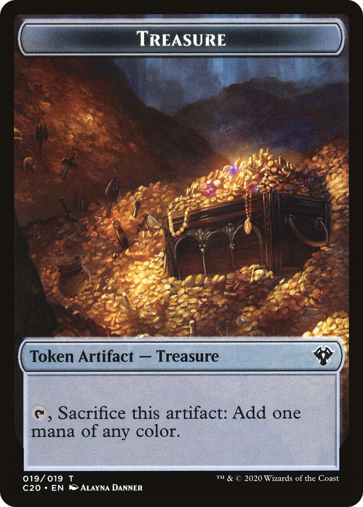 Treasure (TC20-019) [Tokens] Commander 2020 Tokens MTG Single Wizards of the Coast