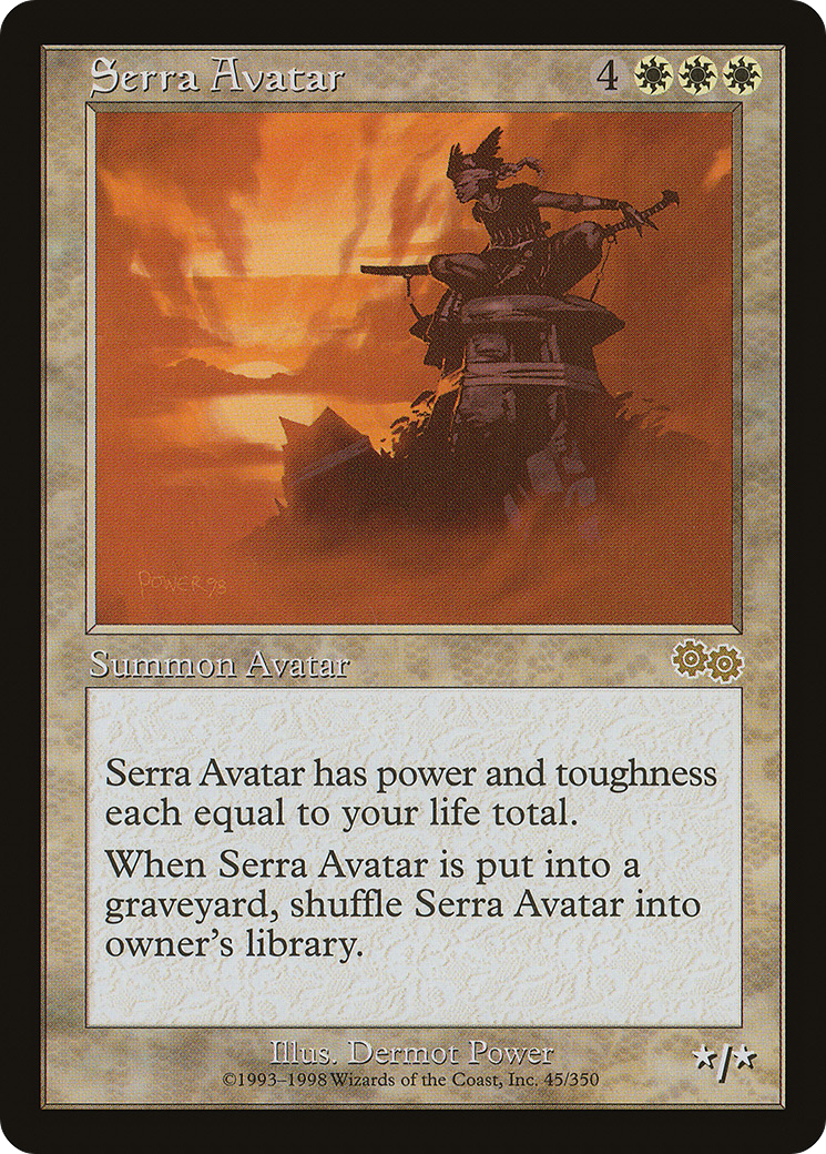 Serra Avatar (USG-045) [Urza's Saga] MTG Single Wizards of the Coast