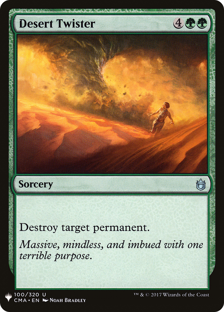 Desert Twister (LIST-CMA-100) [Mystery Booster] The List MTG Single Wizards of the Coast