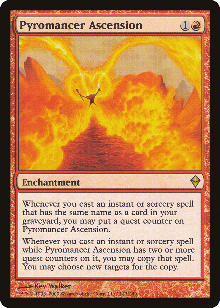 Pyromancer Ascension [Zendikar] MTG Single Magic: The Gathering