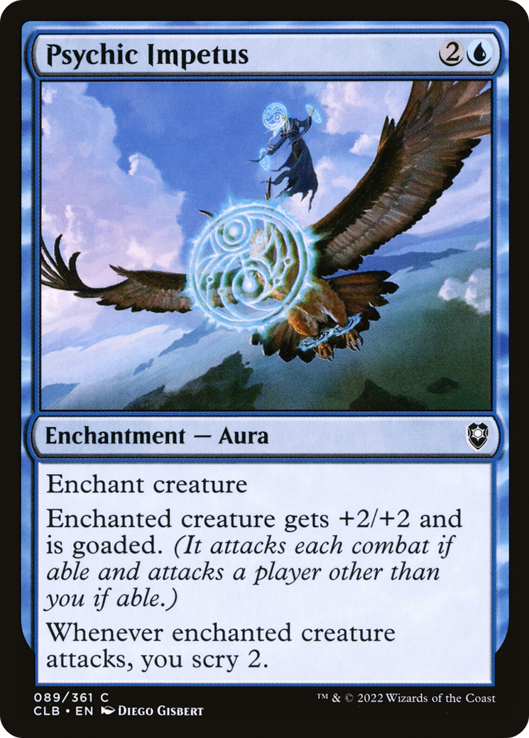 Psychic Impetus (CLB-089) [Commander Legends: Battle for Baldur's Gate] MTG Single Wizards of the Coast