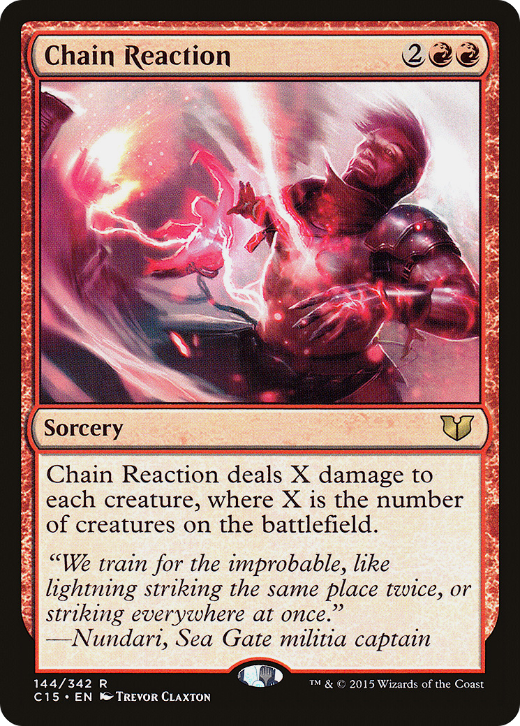 Chain Reaction (C15-144) [Commander 2015] MTG Single Wizards of the Coast