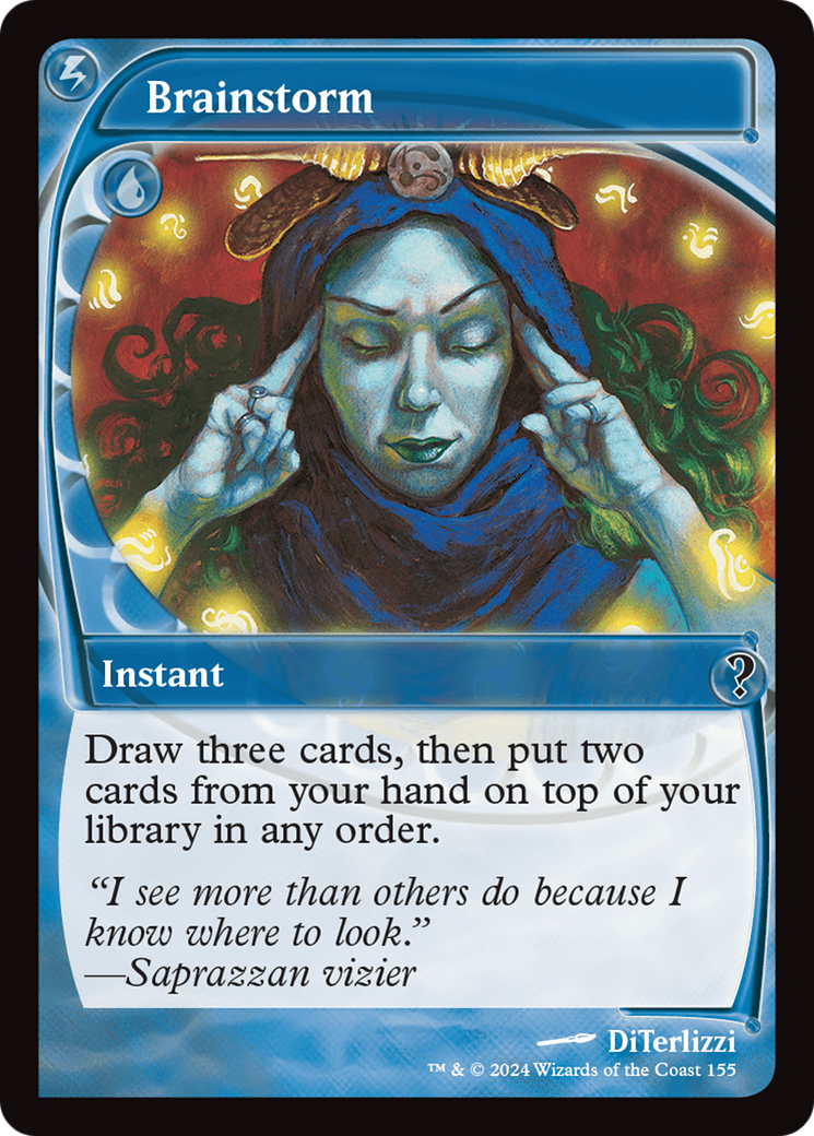 Brainstorm (Future Sight) (MB2-155) [Mystery Booster] Mystery Booster 2 MTG Single Wizards of the Coast