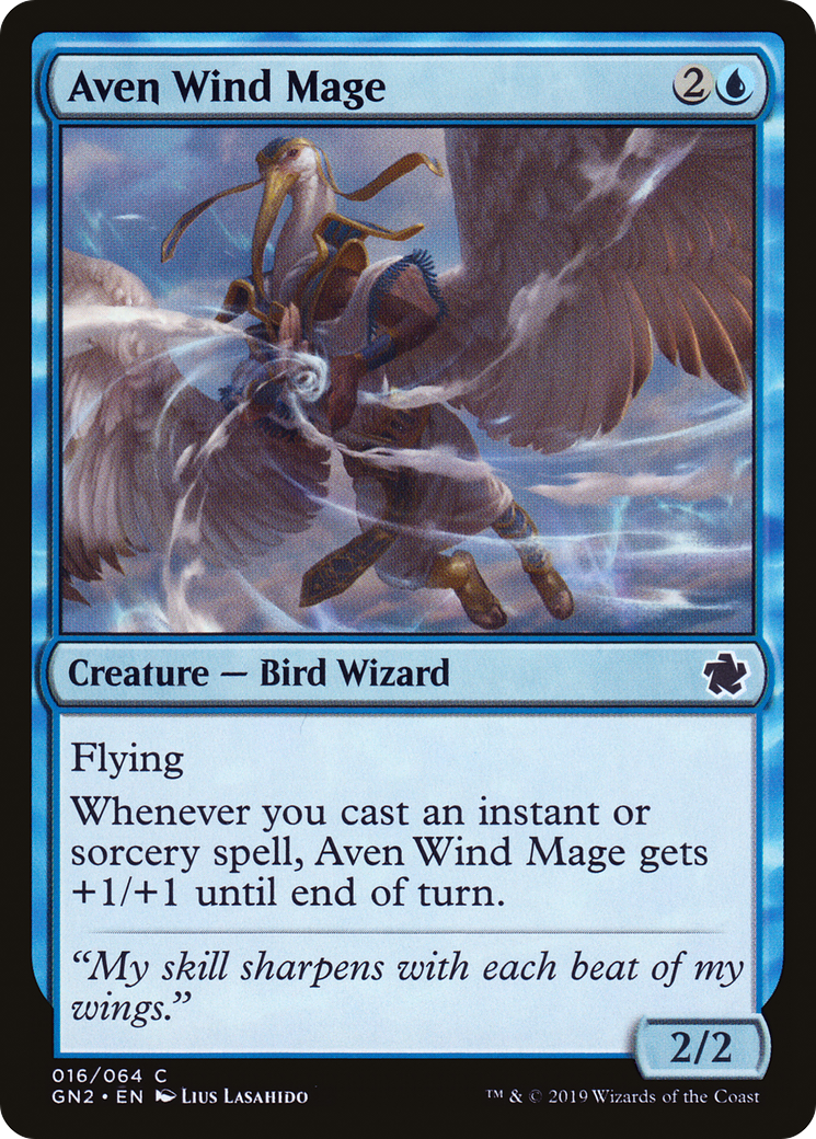 Aven Wind Mage (GN2-016) [Misc] Game Night 2019 MTG Single Wizards of the Coast