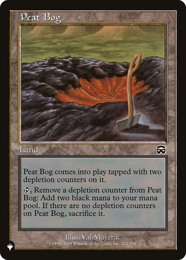 Peat Bog (LIST-322/350) [Mystery Booster] The List MTG Single Wizards of the Coast