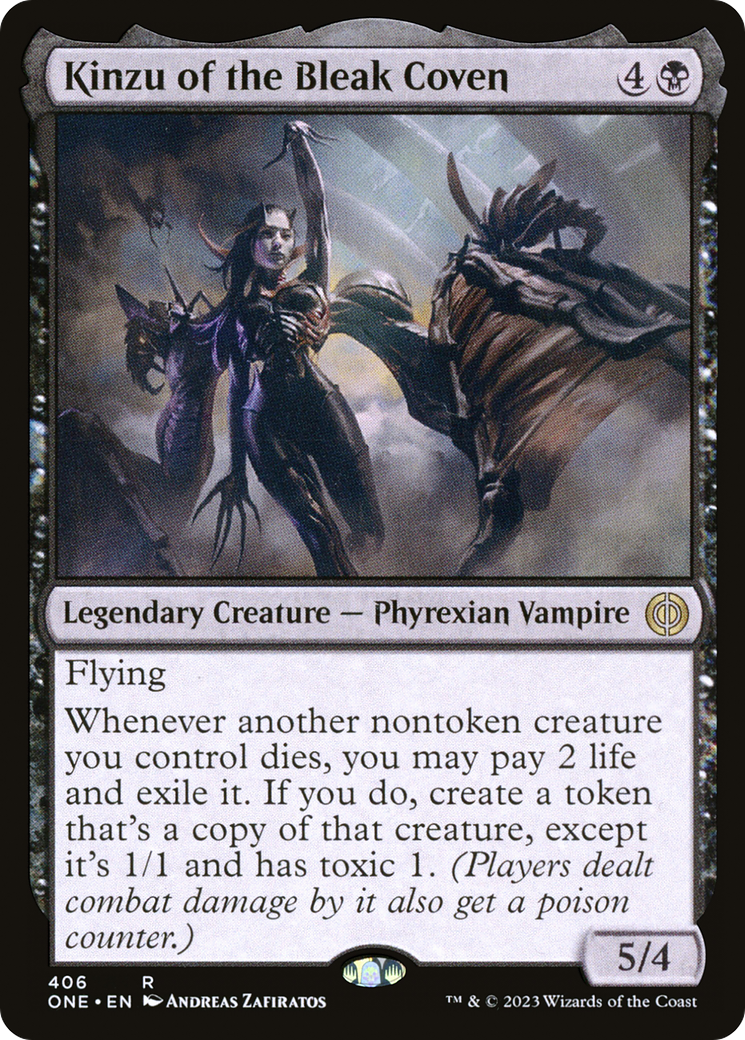 Kinzu of the Bleak Coven (ONE-406) [Phyrexia: All Will Be One] MTG Single Wizards of the Coast