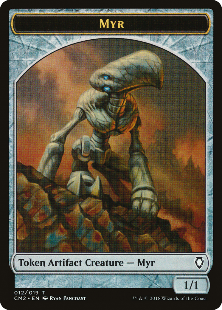 Myr Token (CM2-012) [Tokens] Commander Anthology Volume II Tokens MTG Single Wizards of the Coast
