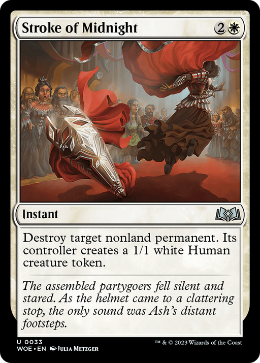 Stroke of Midnight (WOE-033) [Wilds of Eldraine] MTG Single Wizards of the Coast