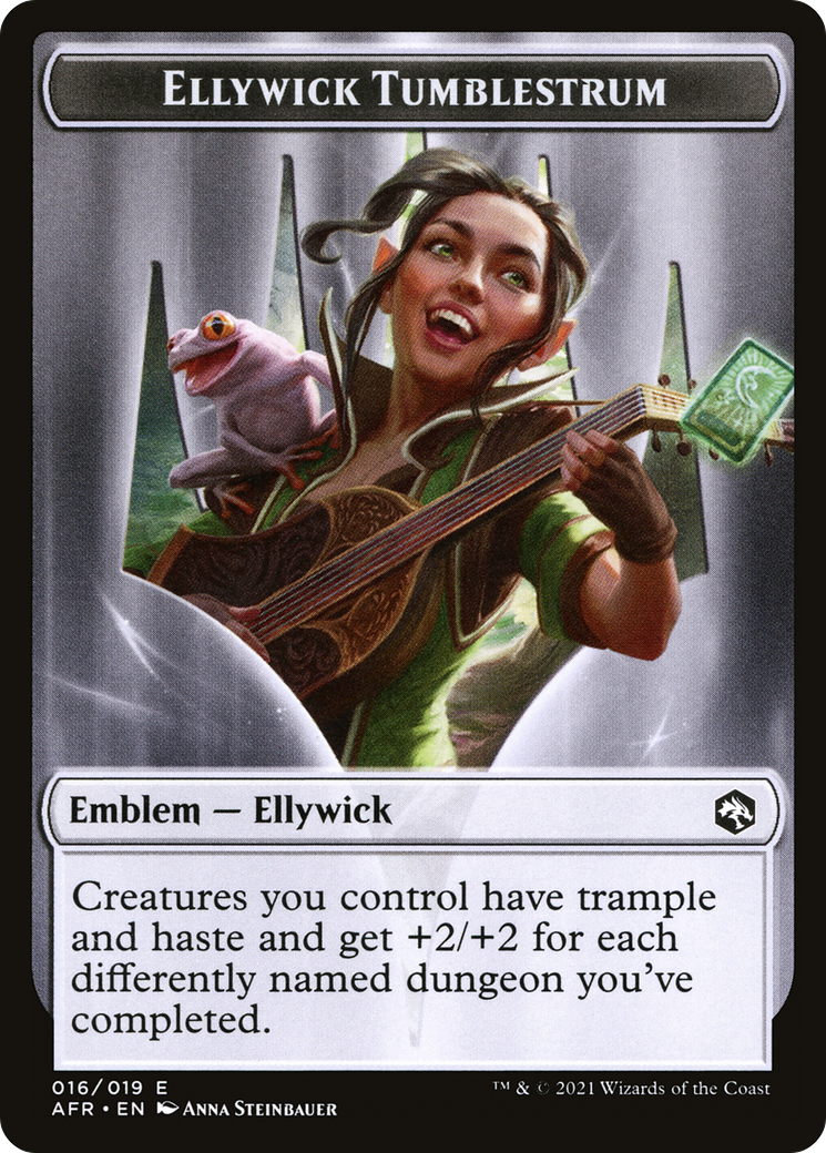 Ellywick Tumblestrum Emblem (TAFR-016) [Tokens] Adventures in the Forgotten Realms Tokens MTG Single Wizards of the Coast