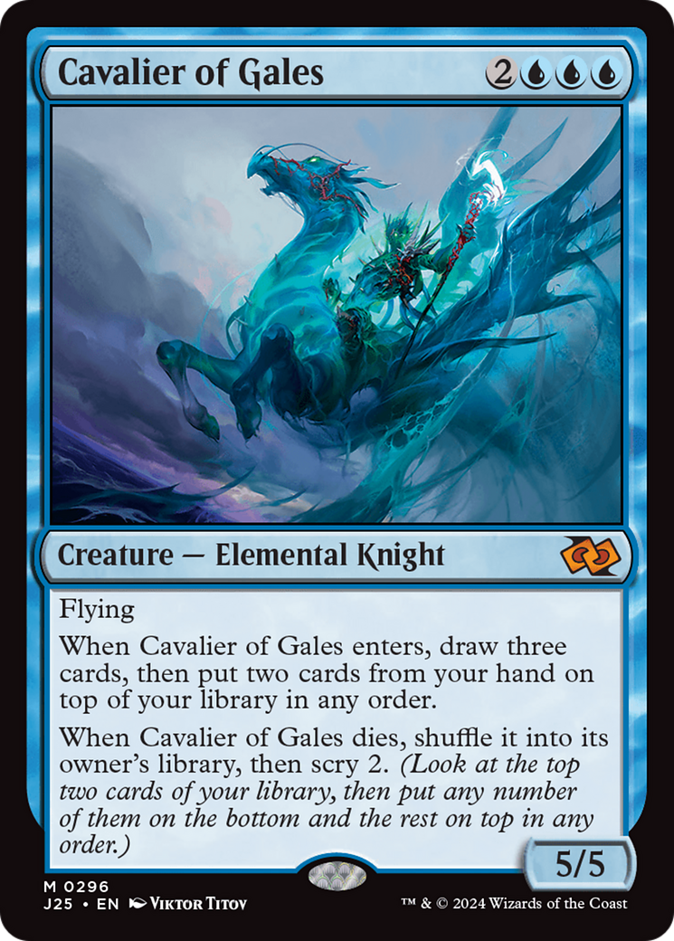 Cavalier of Gales (J25-296) [Foundations Jumpstart] MTG Single Wizards of the Coast