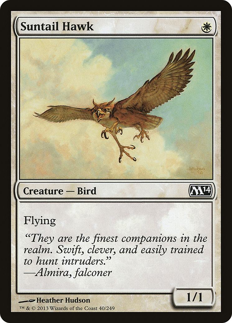 Suntail Hawk (M14-040) [Magic 2014] Foil MTG Single Wizards of the Coast