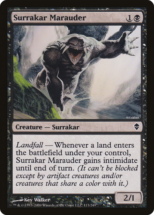 Surrakar Marauder (ZEN-113) [Zendikar] Foil MTG Single Wizards of the Coast