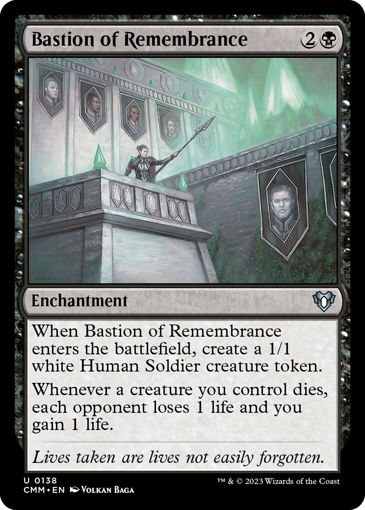 Bastion of Remembrance (CMM-138) [Commander Masters] MTG Single Wizards of the Coast