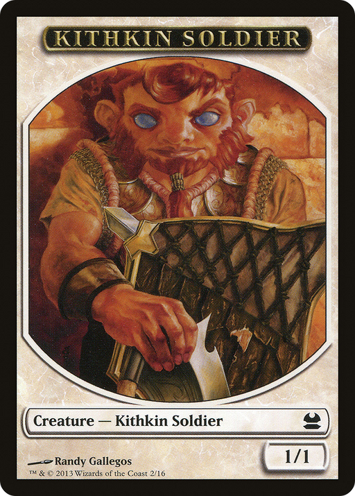 Kithkin Soldier (MMA-002) [Tokens] Modern Masters Tokens MTG Single Wizards of the Coast
