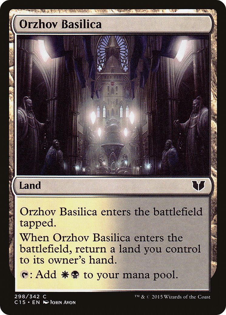Orzhov Basilica (C15-298) [Commander 2015] MTG Single Wizards of the Coast