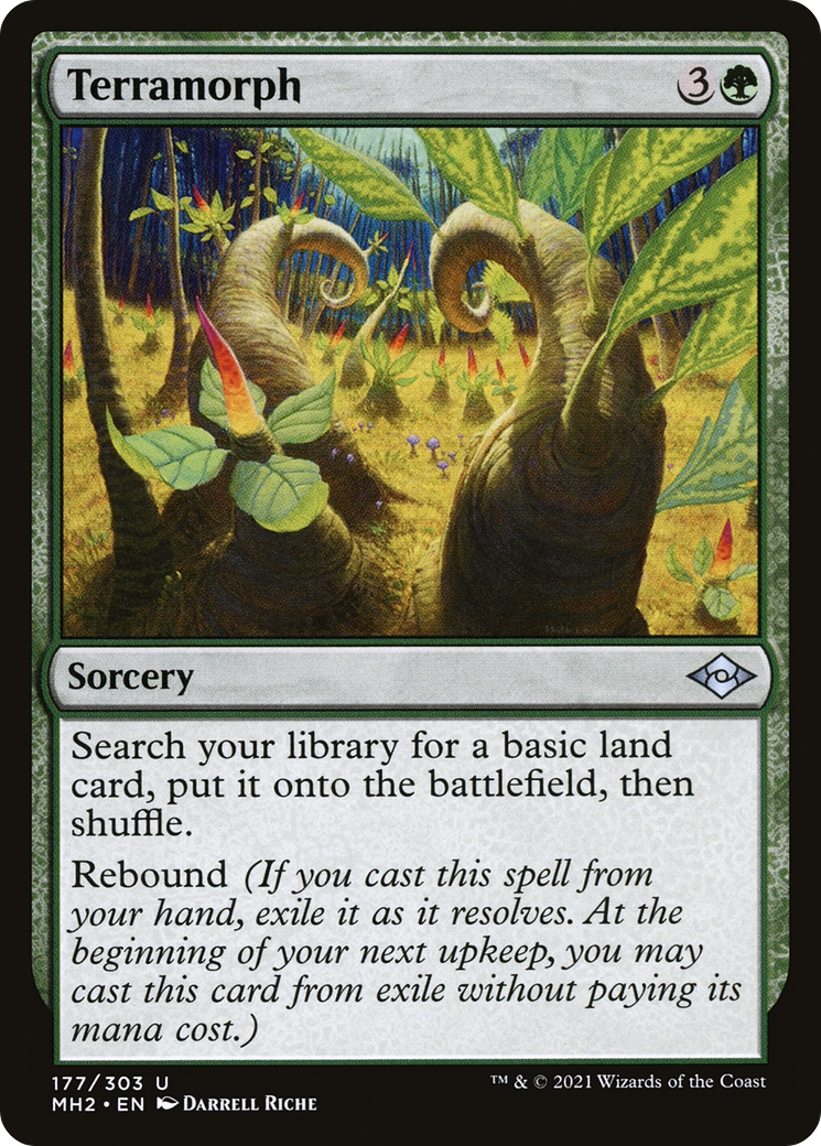 Terramorph (MH2-177) [Modern Horizons 2] Foil MTG Single Modern Horizons 2