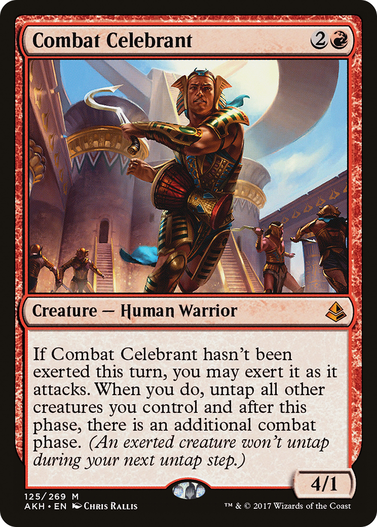 Combat Celebrant (AKH-125) [Amonkhet] Foil MTG Single Wizards of the Coast