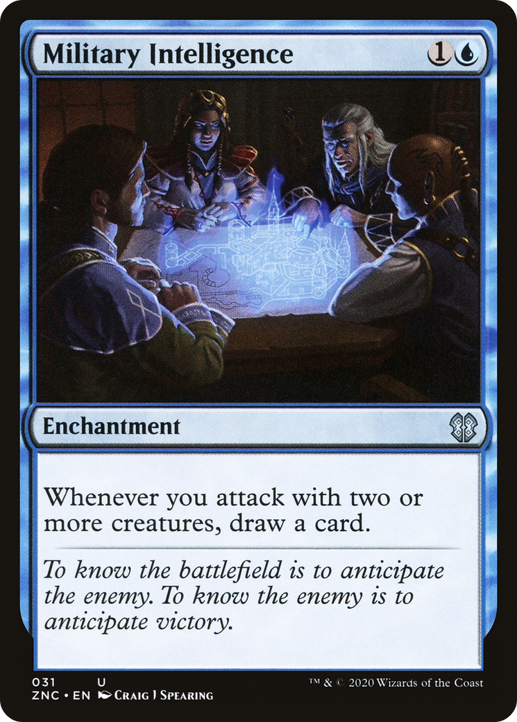 Military Intelligence (ZNC-031) [Zendikar Rising Commander] MTG Single Wizards of the Coast
