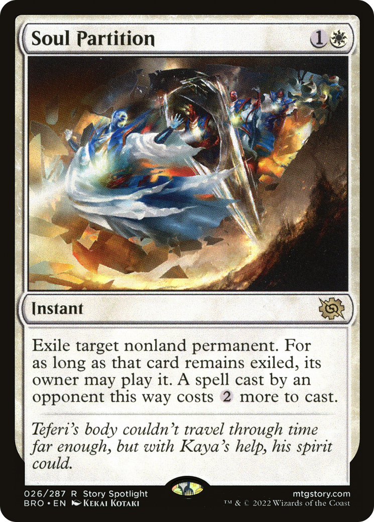 Soul Partition (BRO-026) [The Brothers' War] Foil MTG Single Wizards of the Coast