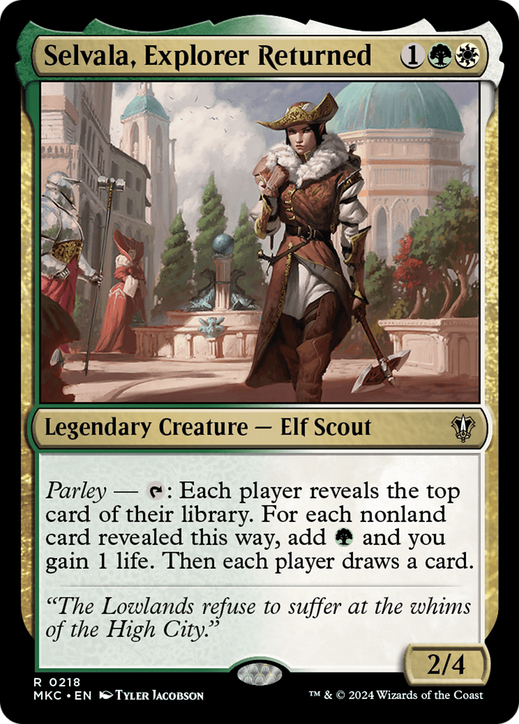 Selvala, Explorer Returned (MKC-218) [Murders at Karlov Manor Commander] MTG Single Wizards of the Coast