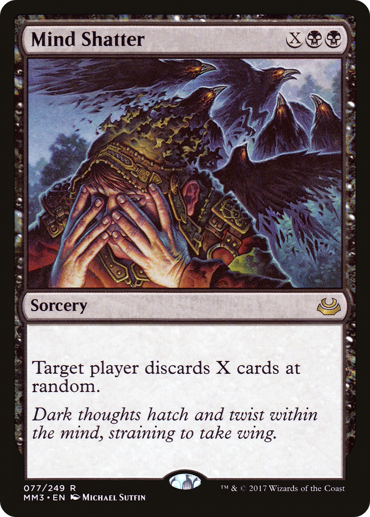 Mind Shatter (MM3-077) [Modern Masters 2017] Foil MTG Single Wizards of the Coast