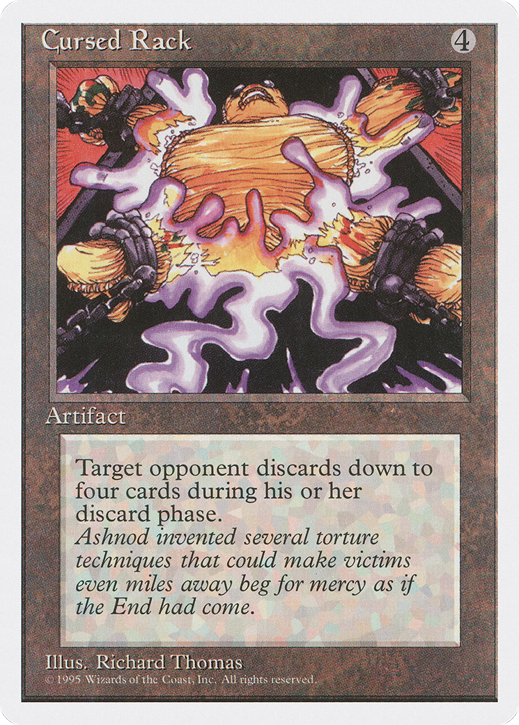 Cursed Rack (4ED-312) [Fourth Edition] MTG Single Wizards of the Coast