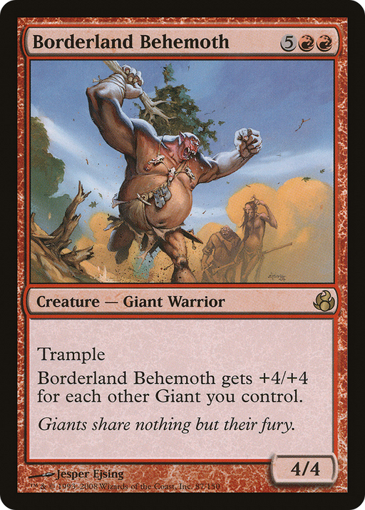 Borderland Behemoth (MOR-087) [Morningtide] MTG Single Wizards of the Coast